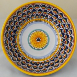 BOLO “PENNE DI PAVONE BLU”  DA CM. 25