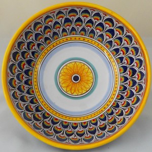 BOLO “PENNE DI PAVONE BLU”  DA CM. 25
