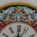 OROLOGIO “VOLUTE VERDI FONDO ROSSO E NERO”  DA CM. 35