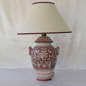 LAMPADA “FONDO ROSSO ANTICO” DA CM 25