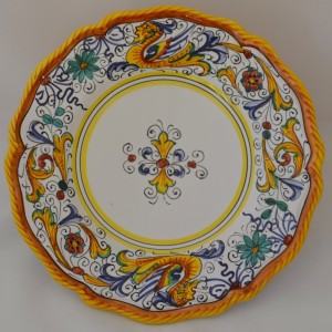 PIATTO DA TAVOLA PICCOLO SIM  &ldquo;RAFFAELLESCO&rdquo; DA CM 21