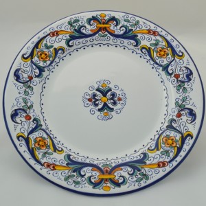 PIATTO DA TAVOLA PIANO &ldquo;RICCO DERUTA&rdquo; DA CM 26