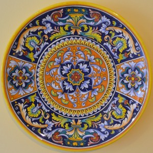 PLATE &ldquo;VOLUTE CON CESTO&rdquo;  FROM CM 40