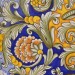 RECTANGULAR PLATE “GIRALI FIORITI CON CESTO”  FROM CM 52