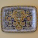 RECTANGULAR PLATE “GIRALI FIORITI CON CESTO”  FROM CM 52