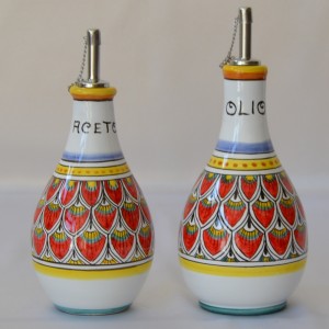 BOTTIGLIA OLIO  o ACETO &ldquo;PENNE DI PAVONE&rdquo;