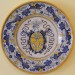 PIATTO DA PARETE ANTICO “STEMMA” DA CM. 40 CM