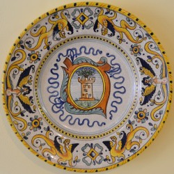 PIATTO DA PARETE ANTICO “STEMMA” DA CM. 30 CM