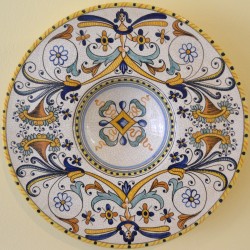PIATTO DA PARETE ANTICO A CAPPELLO CM. 30
