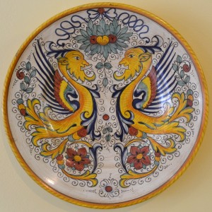 PIATTO DA PARETE ANTICO CM. 30