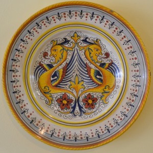 PIATTO DA PARETE ANTICO CM. 30