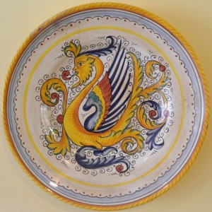 PIATTO DA PARETE ANTICO CM. 30
