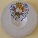 PIATTO DA PARETE ANTICO A CAPPELLO “STEMMA” CM. 30