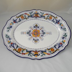 OVAL TRAY “RICCO DERUTA” CM. 38