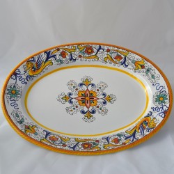 OVAL TRAY “RAFFAELLESCO” CM. 38