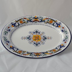 OVAL TRAY “RICCO DERUTA” CM. 38
