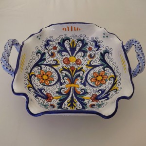 CENTERPIECE WITH HANDLES “RICCO DERUTA” FROM CM. 23